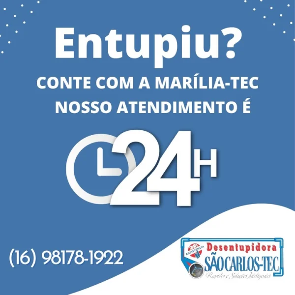 Desentupidora em São Carlos