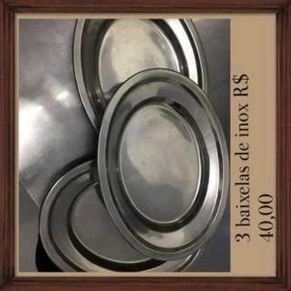 Travessas de Inox