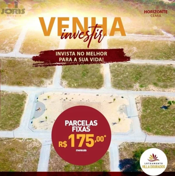 Lotes/terreno à Venda em Horizonte Ceará - Invista em Loteamentos