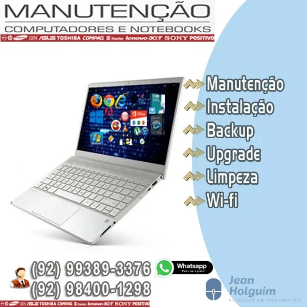 Manutenção em Computadores e Notebooks