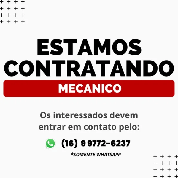 Vaga para Mecanico