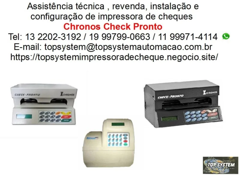 Assistência Chronos Check Pronto em Santos