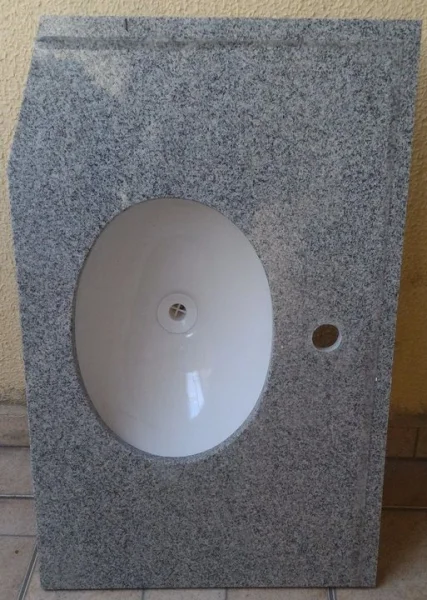 Pia Granito Cinza para Banheiro