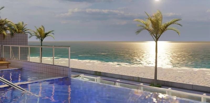 Apartamento com 71.37 m2 - Centro - Mongagua SP