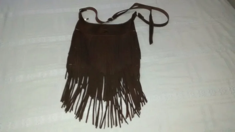Bolsa de Franja Couro