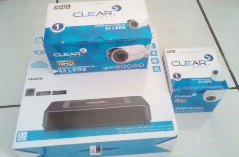 Câmera Espiã Clear Cftv Infra Vermelho